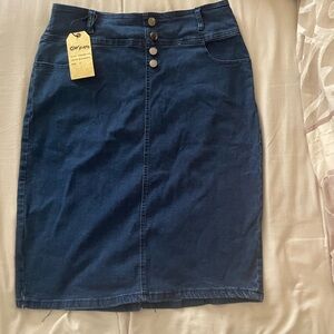 GW Jeans Stretch Jean Skirt Size 14